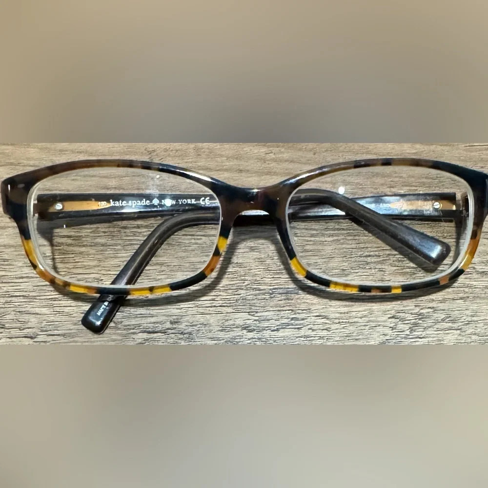 Kate Spade Regine Women glasses 0JMD Tortoise Brown acetate 90s rectangle chic